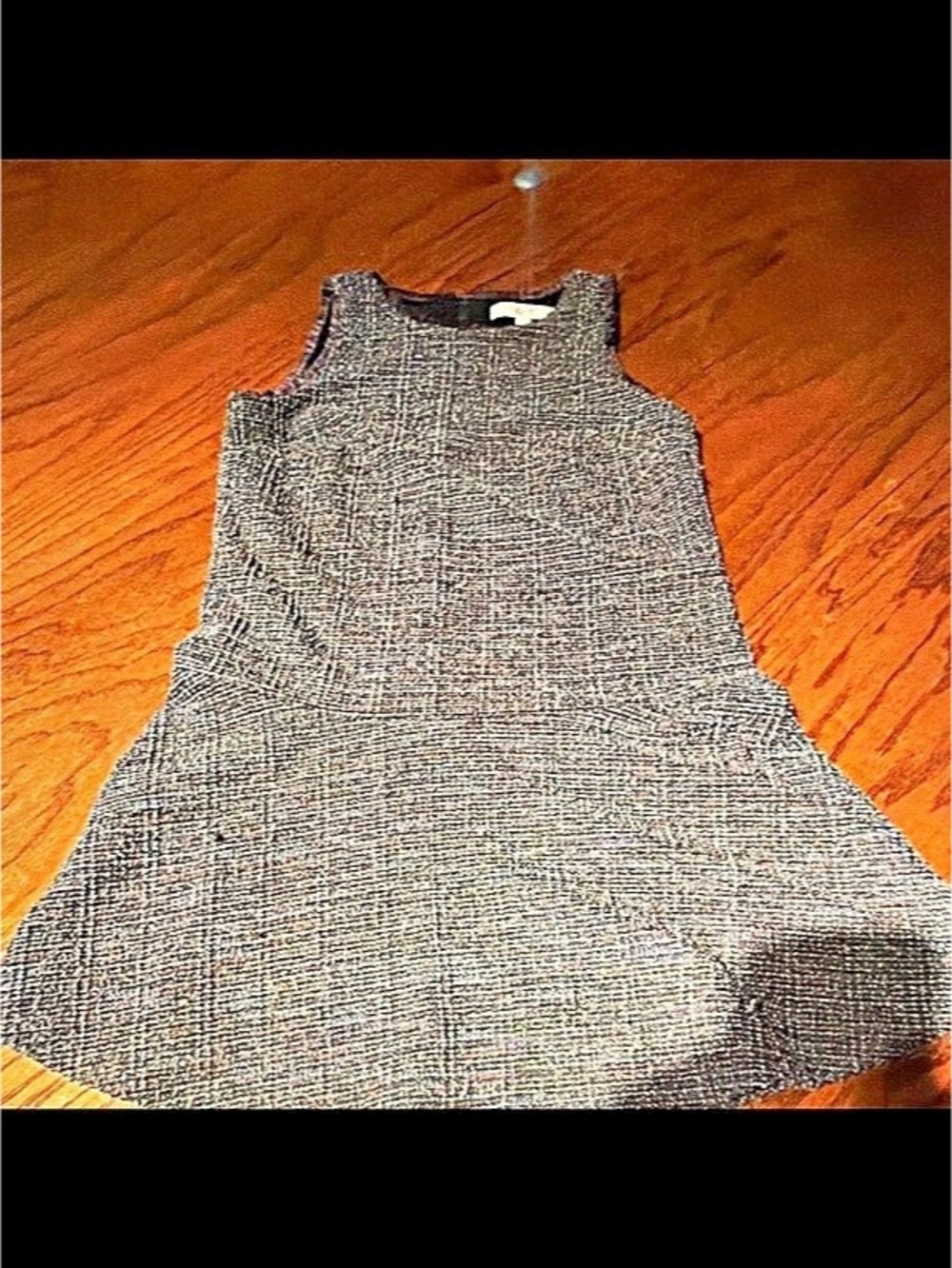 LOFT Tweed metallic Checkered Mini Dress Size Medium